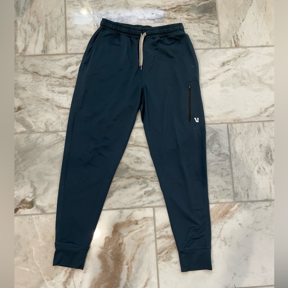 EUC Vuori mens Sunday performance jogger. Azure. Small